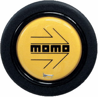 momo HORN BUTTON YELLOW [HB-03]